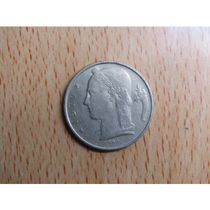 Belgium 1970 5 Frank Belgie (Dutch - Flemish Text) Coin