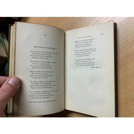 c1853 "COMPANION FOR LEISURE HOURS" ILLUSTRATED POETRY ANTIQUE BOOK (P3)