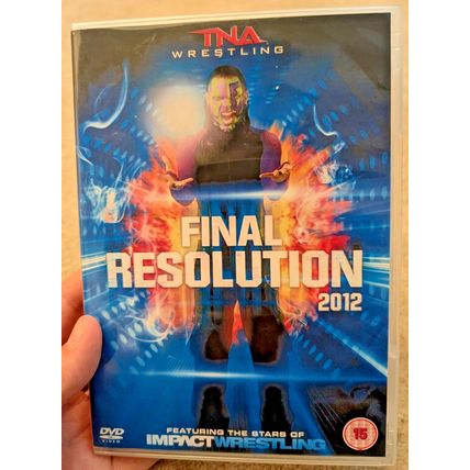 TNA WRESTLING Final Resolution 2012 DVD Impact AJ Styles Jeff Hardy WWE AEW NXT