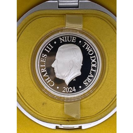 1 oz 2024 Agoro Silver Collectible Coin Belle Disney Princess Mintage 2000