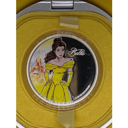 1 oz 2024 Agoro Silver Collectible Coin Belle Disney Princess Mintage 2000