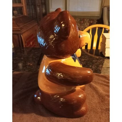 Old Vintage Original Cookie Jar Regal China Kraft T Bear 15" Tall 1982