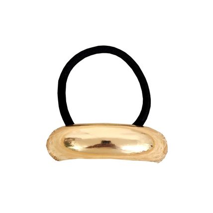 Gold Plated U-Shape Decor Vintage Hair Scrunchie
