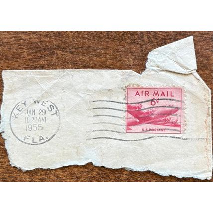 Air mail 6 cents red U. S POSTAGE with plane United States #200