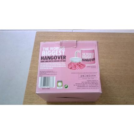 THE WORLD'S BIGGEST HANGOVER: Giant Mug with Cooling Bag (New in Box) Paladone