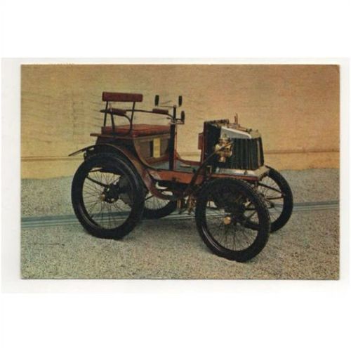 Veteran car Argyll 1900 as in Museum of Transport Glasgow Dixon 1965 postcard