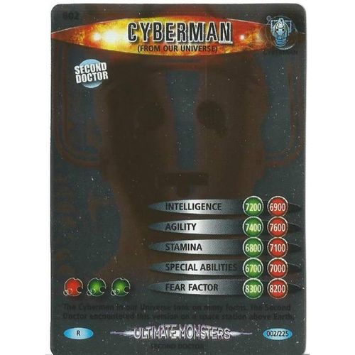 Dr Doctor Who Battles In Time Ultimate Monsters Rare #602 Cyberman