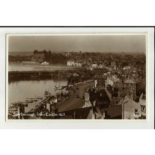 Yorkshire SCARBOROUGH from Castle Hill Postcard (4744)