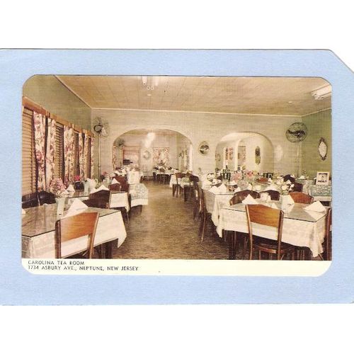 New Jersey Neptune Carolina Tea Room 1734 Asbury Ave~1587