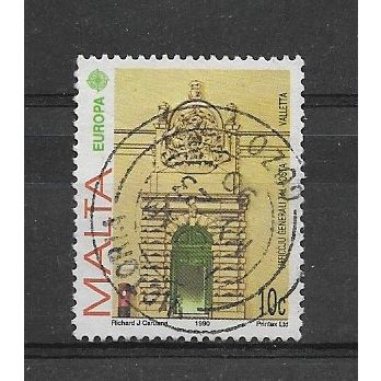 Malta.SG864 10c General Post Office,Auberge d'Italia,Valletta.Fine Used.Feb20