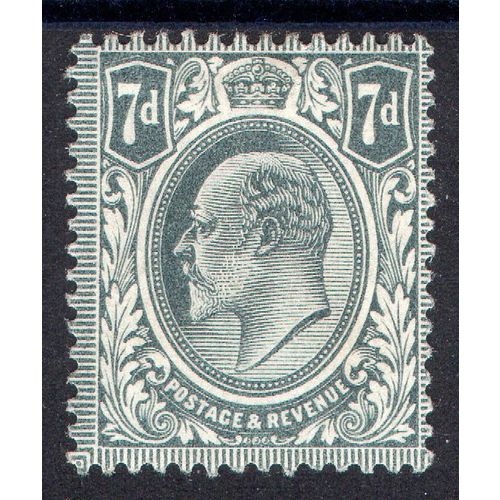 Sg249 7d grey black fine mounted mint (B149)