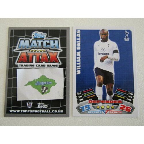 Topps Match Attax 2011 2012 Football Cards Teams N-W Card Variants (ef2)