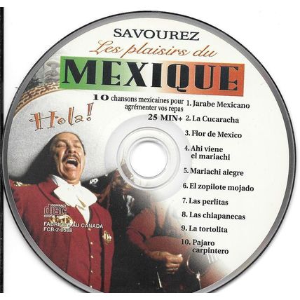 Savourez Les Plaisirs Du Mexique - Fresh Chopped Beats # FCB-2-0588 - CD Album