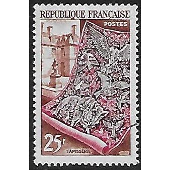 Mi 996: 25 Fr. red-brown/brownish carmine Defin.: Promoting the Export Industry.