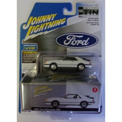 JOHNNY LIGHTNING 1985 FORD MUSTANG SVO ' Storage Tin ' ( 2021)