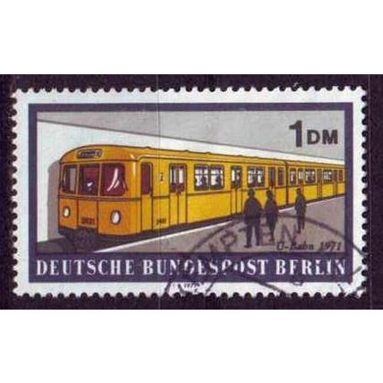 GERMANY BERLIN [1971] MiNr 0384 ( O/used ) Eisenbahn