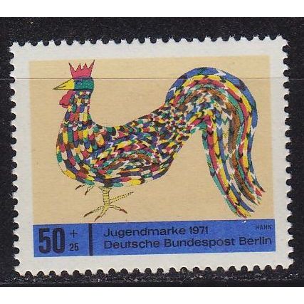 GERMANY BERLIN [1971] MiNr 0389 ( **/mnh ) Kunst