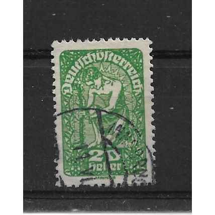 Austria.SG344 20h "New Republic" (Green).Fine Used.Aug22b