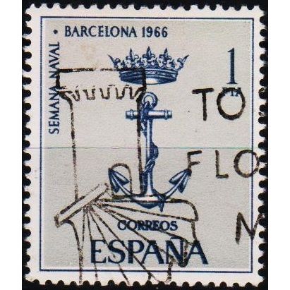 Spain.. 1966 1p S.G.1797 Used