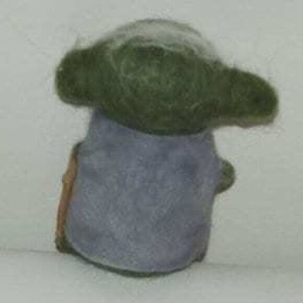 Hand crafted Star Wars Yoda handmade needle felted 12cm's brand new