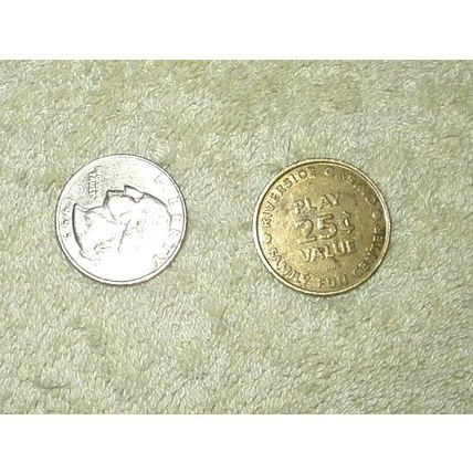 don laughlin's riverside resort casino laughlin,nv .25 c family fun center token