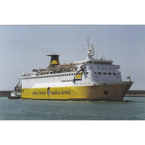 Corsica Ferries Corsica Marina Seconda Ferry Shipping Postcard (S12049)