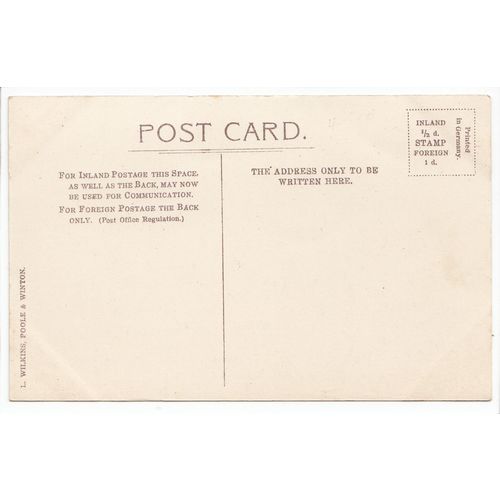 The Park Poole Dorset Local Publisher L Wilkins Postcard
