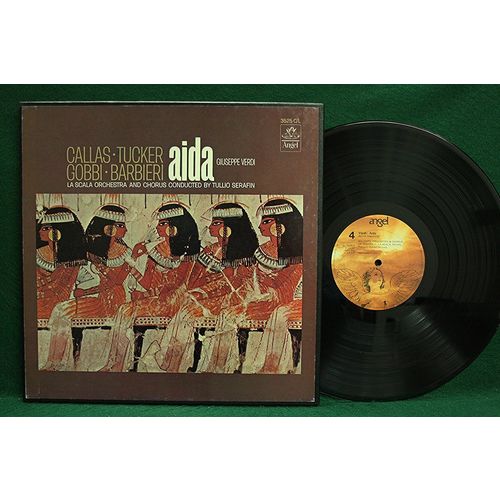 Serafin/Callas/Tucker/Gobbi/Barbieri - Verdi: Aida - 3-LP - 3525 C/L - NM