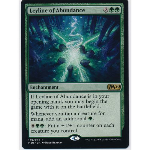 Magic the Gathering MTG Core Set 2020 179/280 Leyline of Abundance