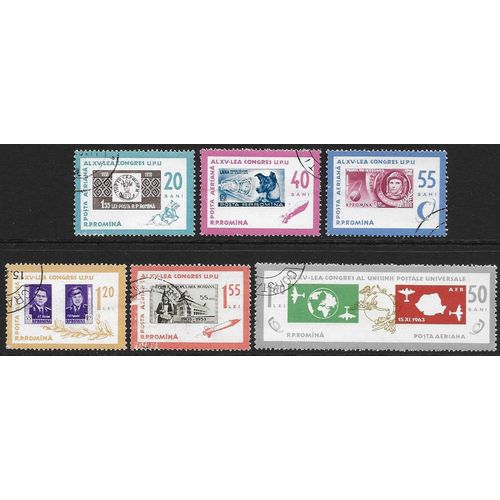 Mi 2189/94: Stamp Day and 15th Universal Postal Union Congress