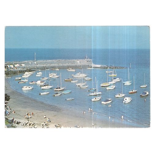 NEW QUAY HARBOUR, DYFED.. WALES unused vintage postcard by J Arthur Dixon =