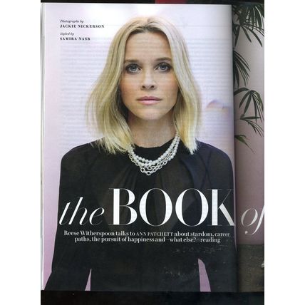 VANITY FAIR MAGAZINE APRIL 2020- REESE WITHERSPOON AND HER LITERARY OBSESSION