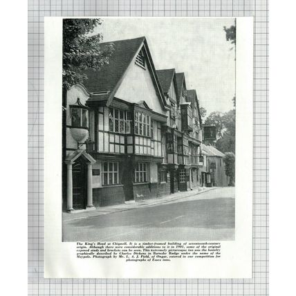(6074) The King's Head Chigwell Essex - 1962 Clip