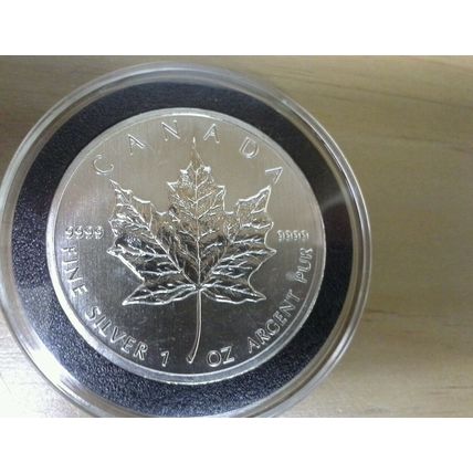 2012 Canada Silver 1 Oz Maple Leaf