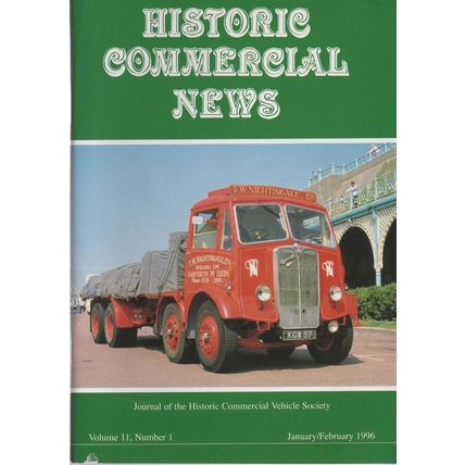 Historic Commercial News, Volume 11 No. 1 January Febuary 1996