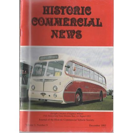 Historic Commercial News, Volume 8 No. 9 December 1993