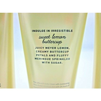 2 Bath & Body Works Ultra Rich Shea Body Cream Tutti Dolci Sweet Lemon Buttercup