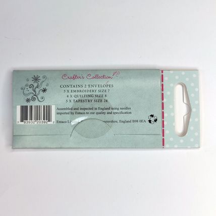 John James Crafters Collection Hand Sewing Needles Beading Quilting Knitters JJ4