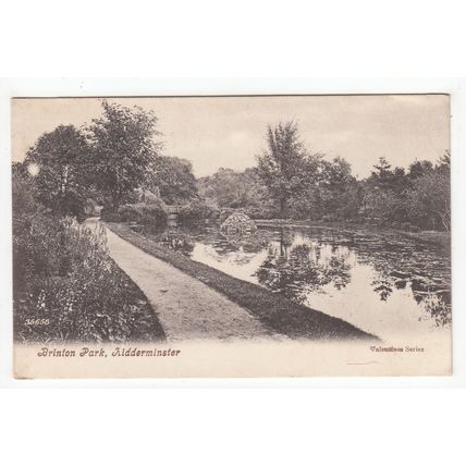 Brinton Park Kidderminster Postcard 1920 Worcestershire