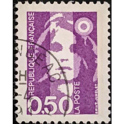 Stamp France SG2909 1990 0.50Fr Marianne Used
