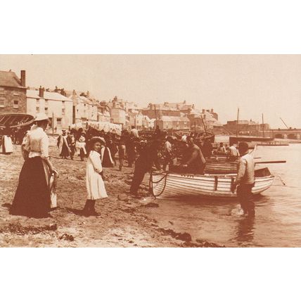 The Nostalgia Postcard 1890's - 1950's - Fishermen At Work, St Ives c. 1903