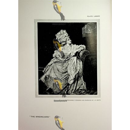 Christmas Holiday & The Singing Bird, Book Illustration (Print), 1910