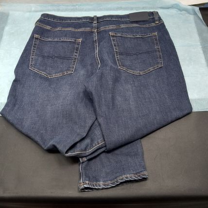 Excellent Lucky Brand Jeans Mens 38x32 Dark Blue Denim 412 Athletic Slim