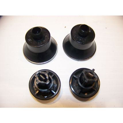 1970 PLYMOUTH BARRACUDA CUDA RADIO KNOBS / BEZELS OEM
