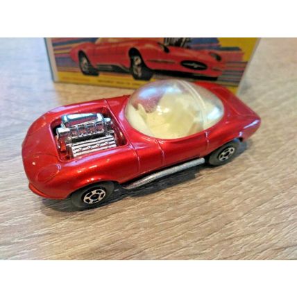 Matchbox No36 Draguar - Red - White interior