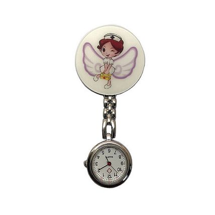 Nurses' Watch Quartz Watch Brooch Tunic Fob Pocket Watch Pendant Harajuku New UK