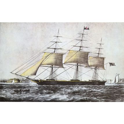 CLIPPER SHIP “NIGHTINGALE” 1952 James Edward Buttersworth PRINT