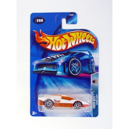 Hot Wheels Aeroflash #208 Track Aces White Die-Cast Car 2004