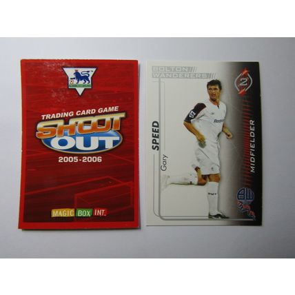 Gary Speed Bolton Shoot Out 2005 2006 Magic Box Football Card (EF1)