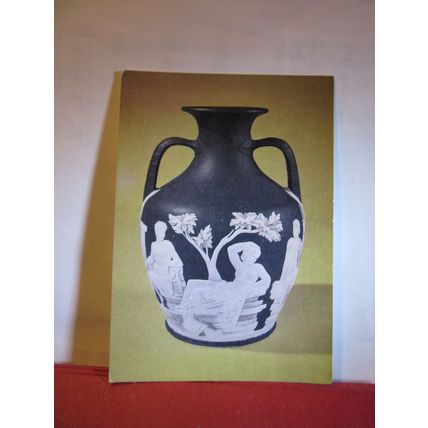 THE PORTLAND VASE c. 100 AD used postcard BRITISH MUSEUM 1979 pm =